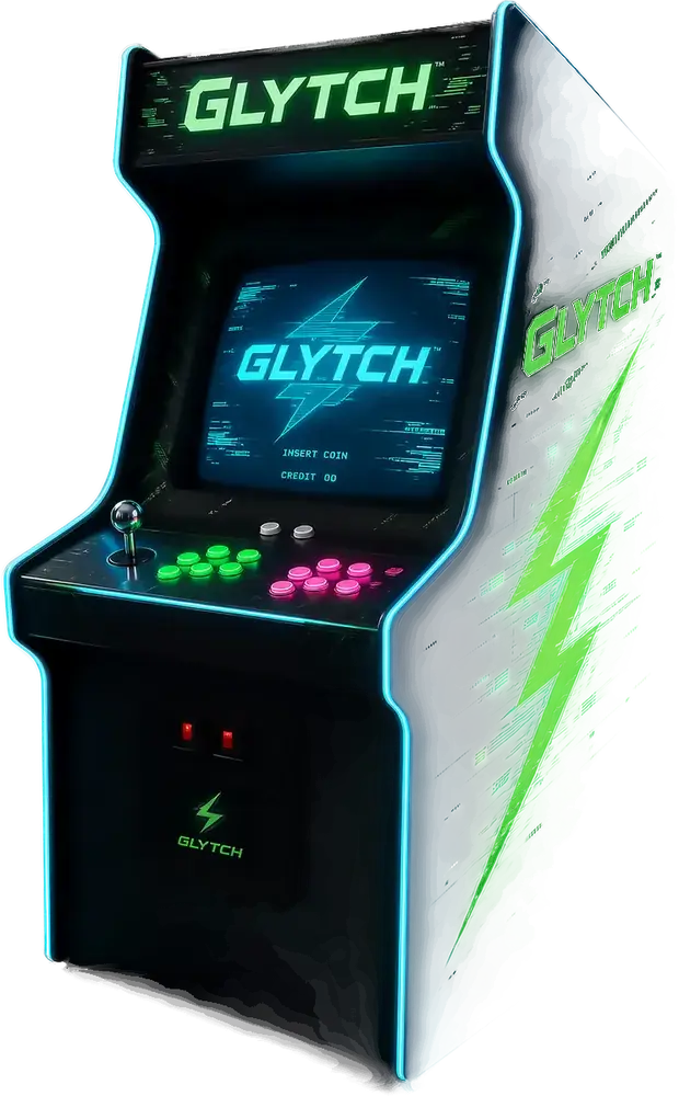 GLYTCH arcade cabinet