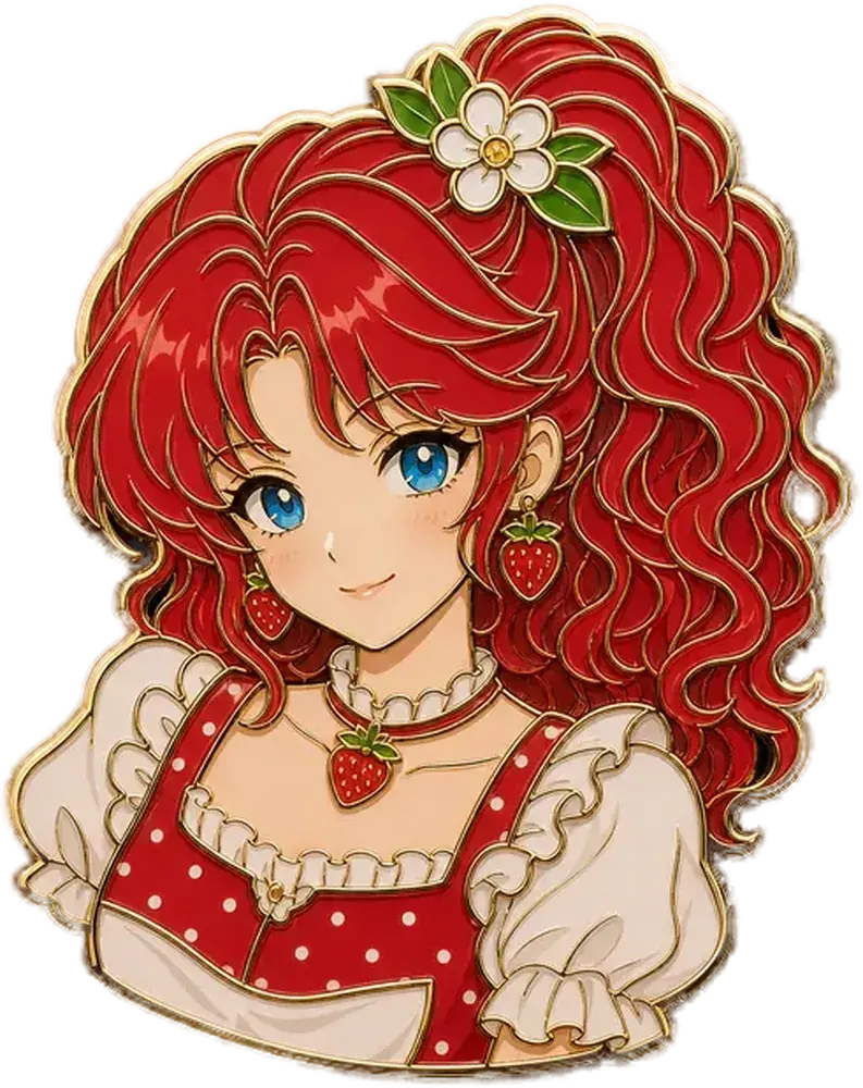 Hard-enamel pin
